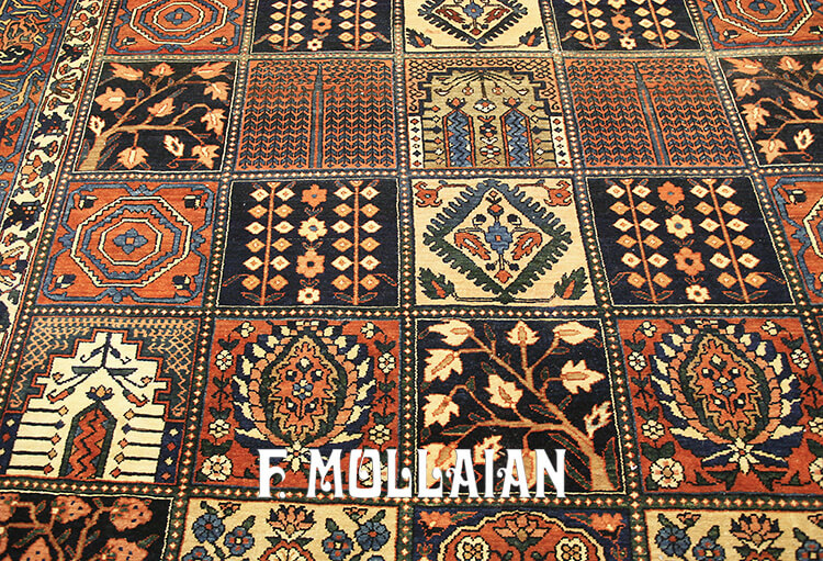 Antique Persian Bakhtiari Carpet n: 10235289